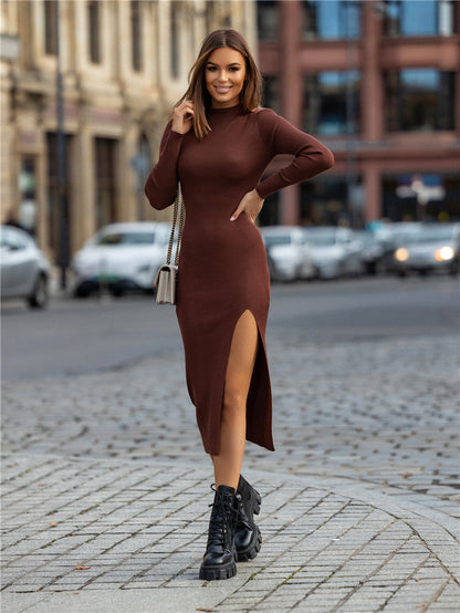 Robe longue moulante